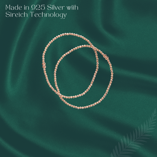 Stretchable Rose Gold Anklet