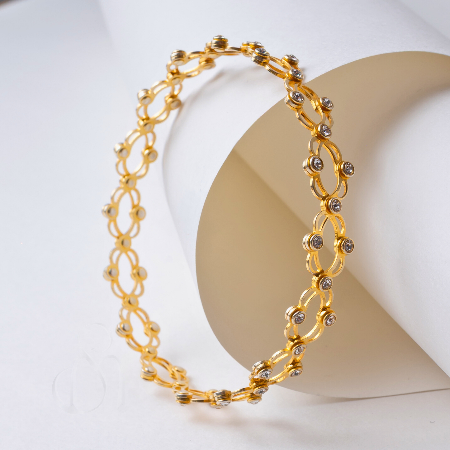 Gold Supple Bracelt and Ring