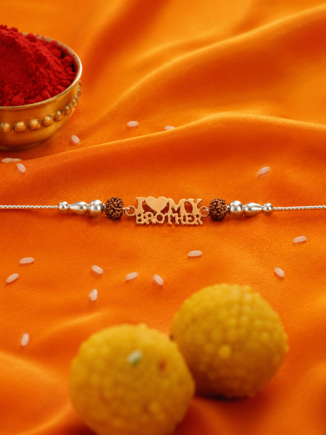 925 Pure Silver Rakhi for Brother with Roli Chawal and Certificate