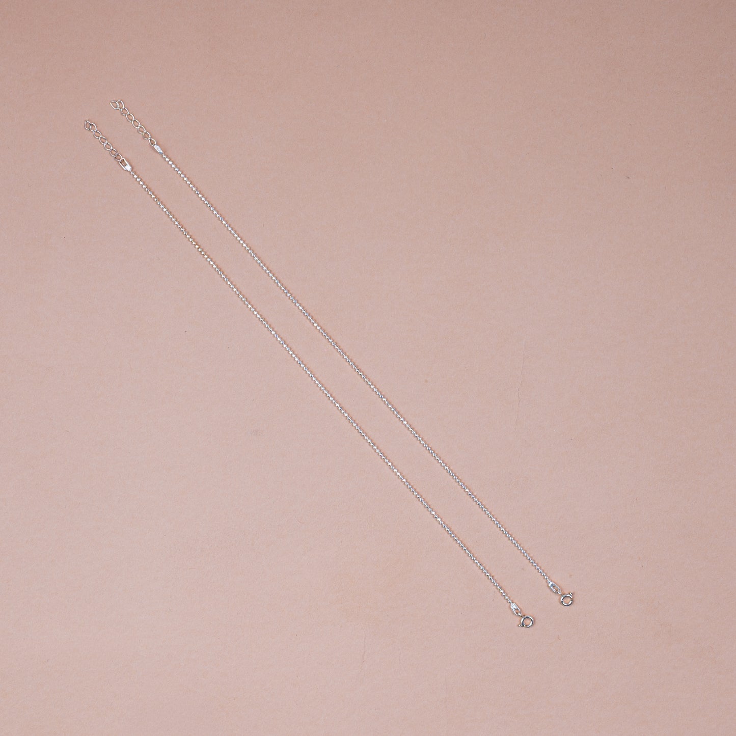 Silver Italian Round Anklet