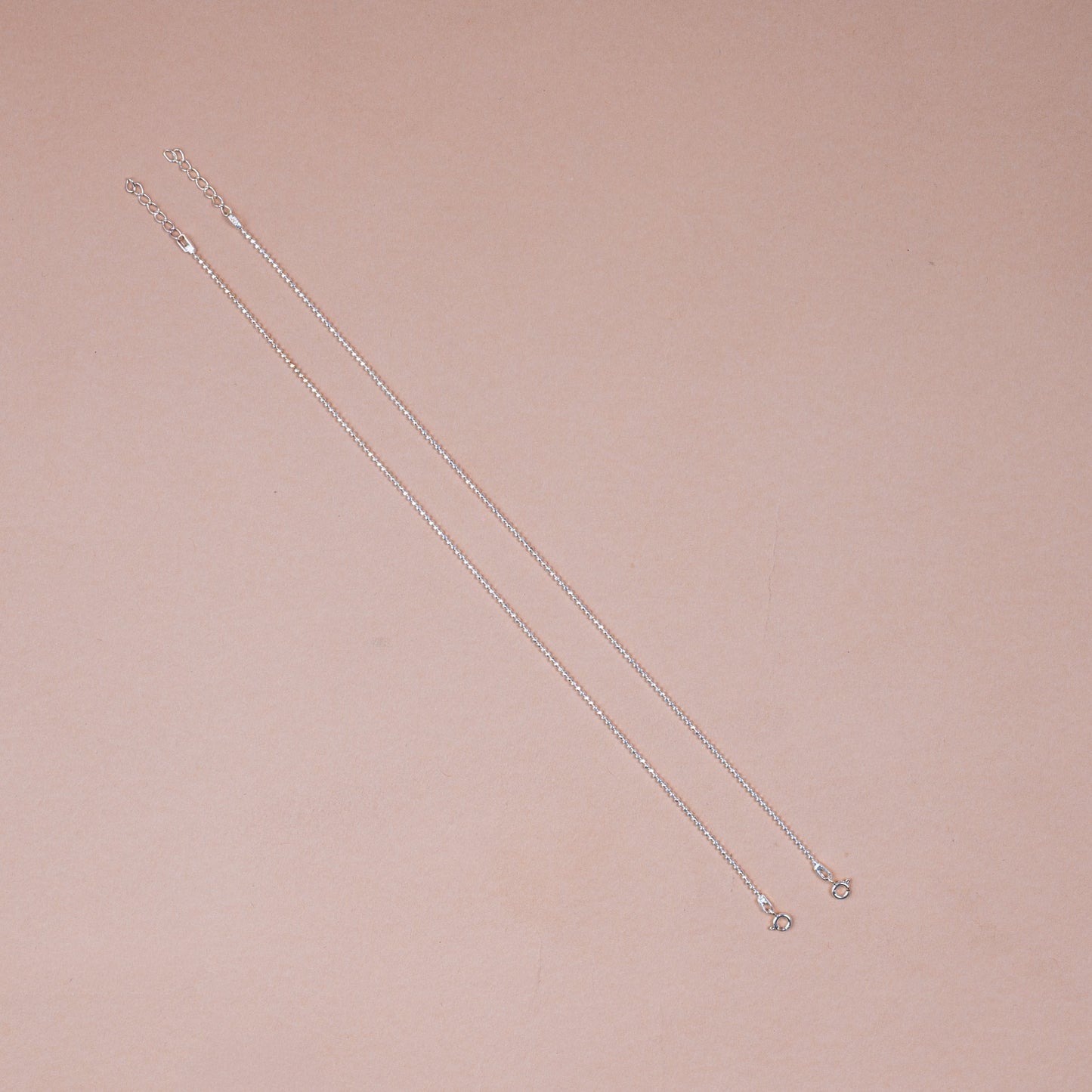 Silver Italian Round Anklet