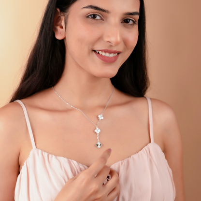 Silver Layered Van Cleff Chain