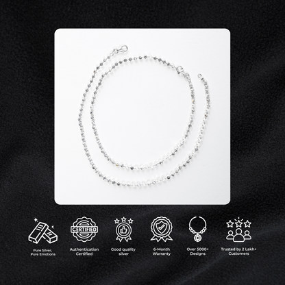 Round Italian Cut Anklet