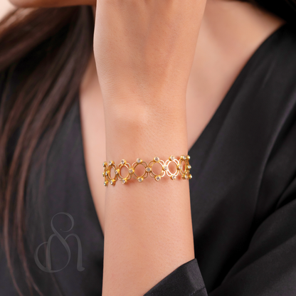 Rose Gold Supple Bracelet and Ring