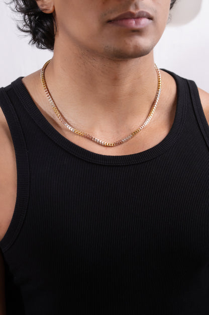 925, 3Tone Men Chain