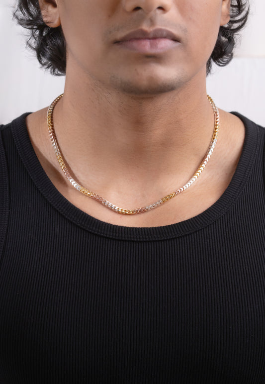 925, 3Tone Men Chain