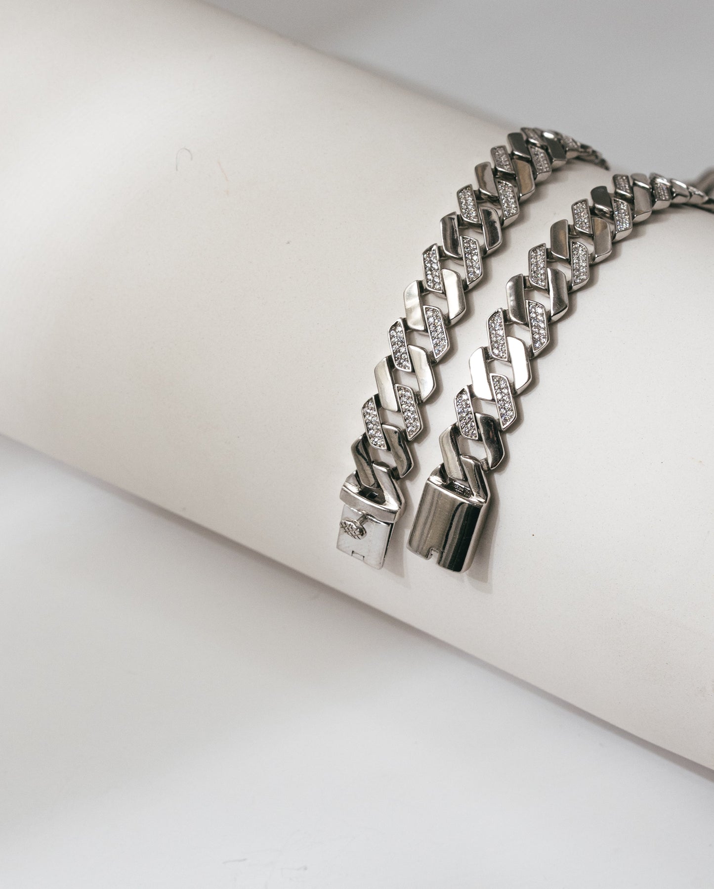 925 Sterling Silver Cuban Matt Chain