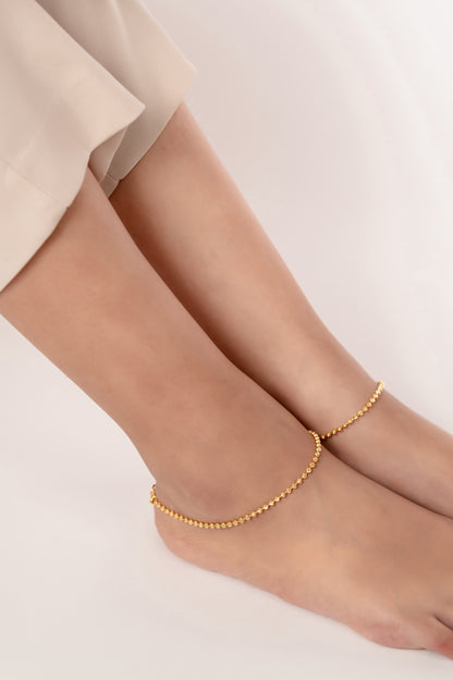 Silver Pearl Anklet